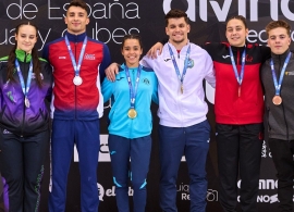 Navarra Arena celebra el primer Campeonato Nacional de Trampoln con hazaa Olmpica