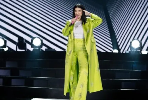Laura Pausini en el concierto del pasado 7 de diciembre de 2024 en Navarra Arena