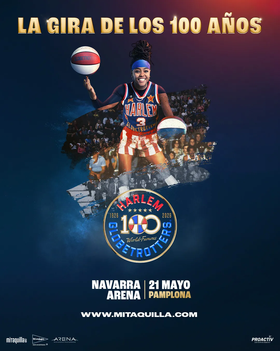La gira de los 100 años de Harlem Globetrotters