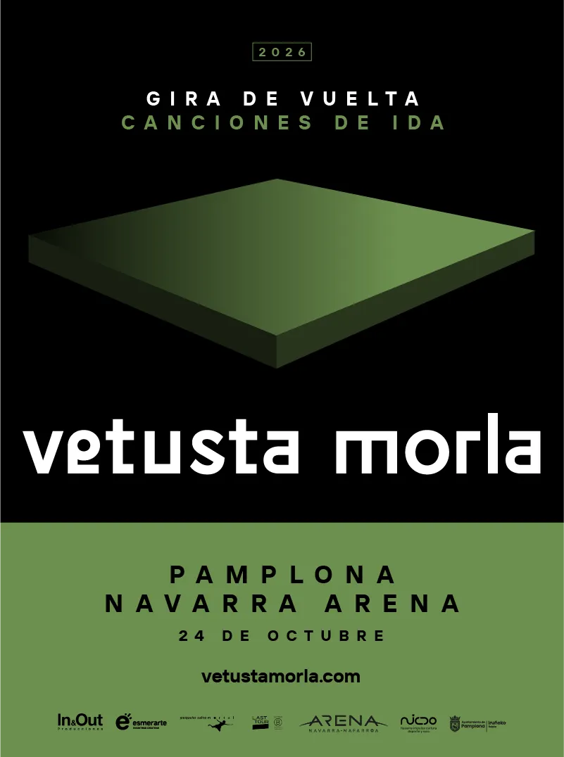 Vetusta Morla 24 octubre 2026 Navarra Arena 