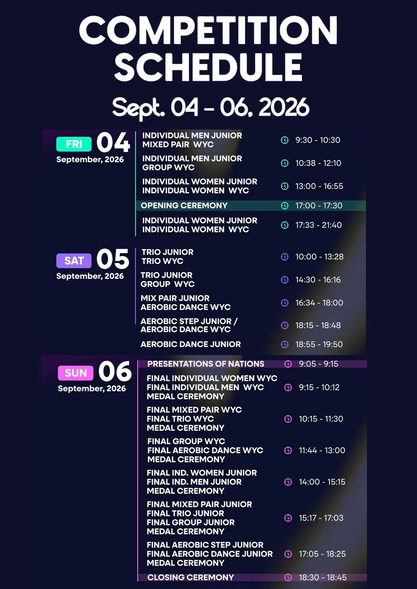 horario 1